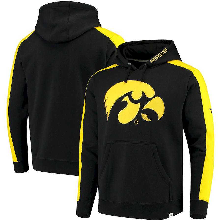 Men's Iowa Hawkeyes Fanatics Branded Iconic Colorblocked Fleece Pullover Hoodie Black,We sell and wholesale Men's Iowa Hawkeyes Fanatics Branded Iconic Colorblocked Fleece Pullover Hoodie Black on line form chian!